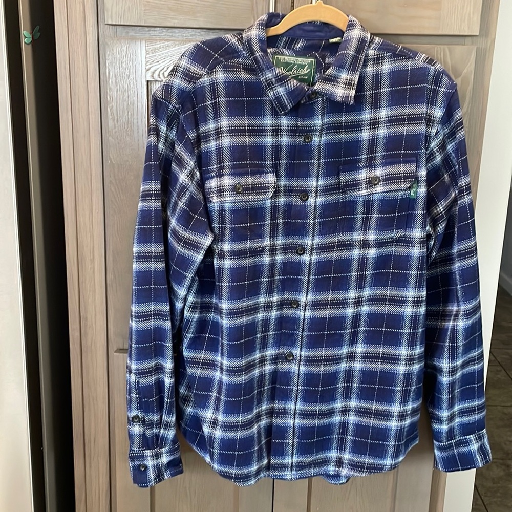 Woodrich Men’s Plaid Flannel Shirt XL